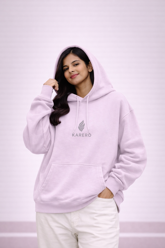 Oversized Hoodie Baby Pink