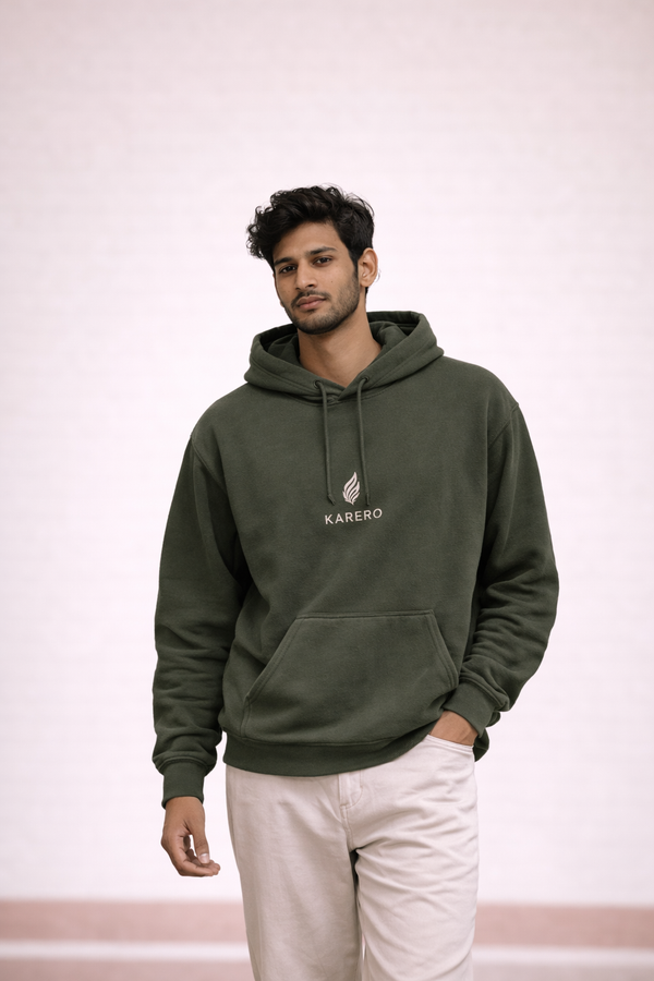 Hoodie Olive Green