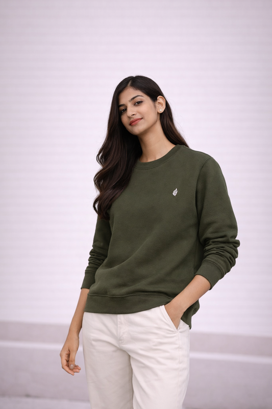 Sweatshirt Olive Green