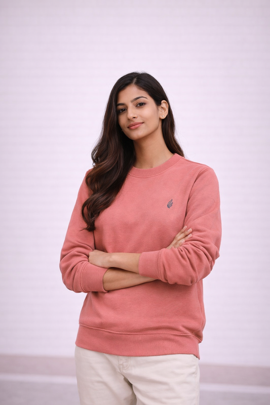 Sweatshirt Coral Red