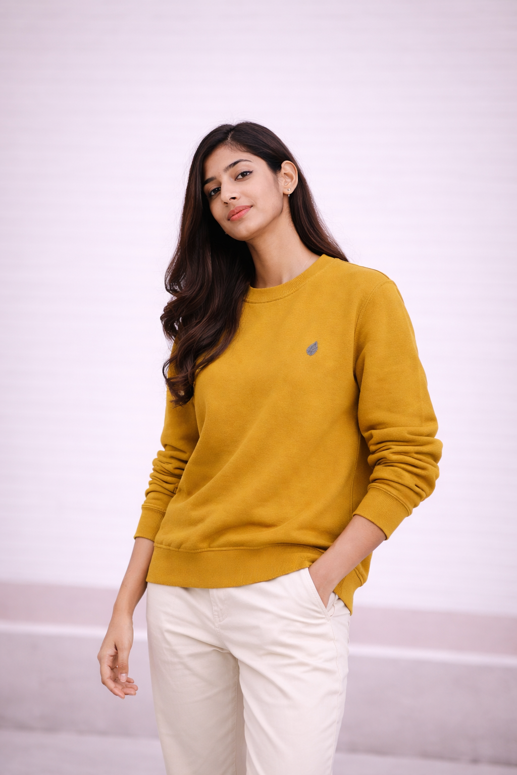 Sweatshirt Mustard Yellow